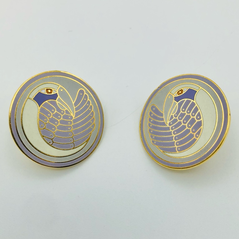 Laurel Burch “Mynah Bird” Vintage Earrings